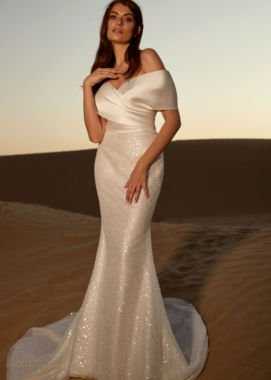 DANDO LONDON 2025 LOTUS WEDDING DRESS