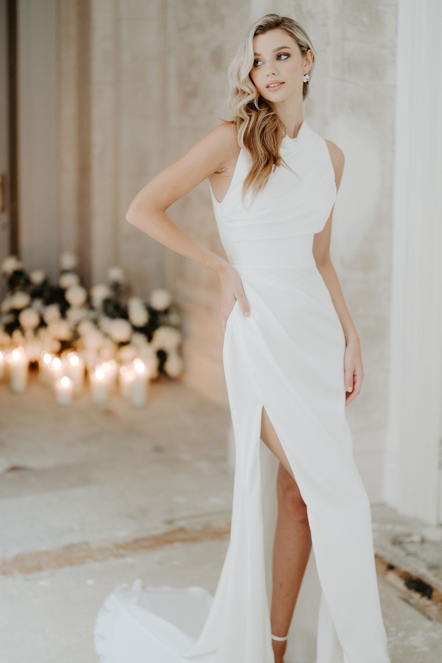 SUZANNE NEVILLE 2023 KATIKIES WEDDING DRESS