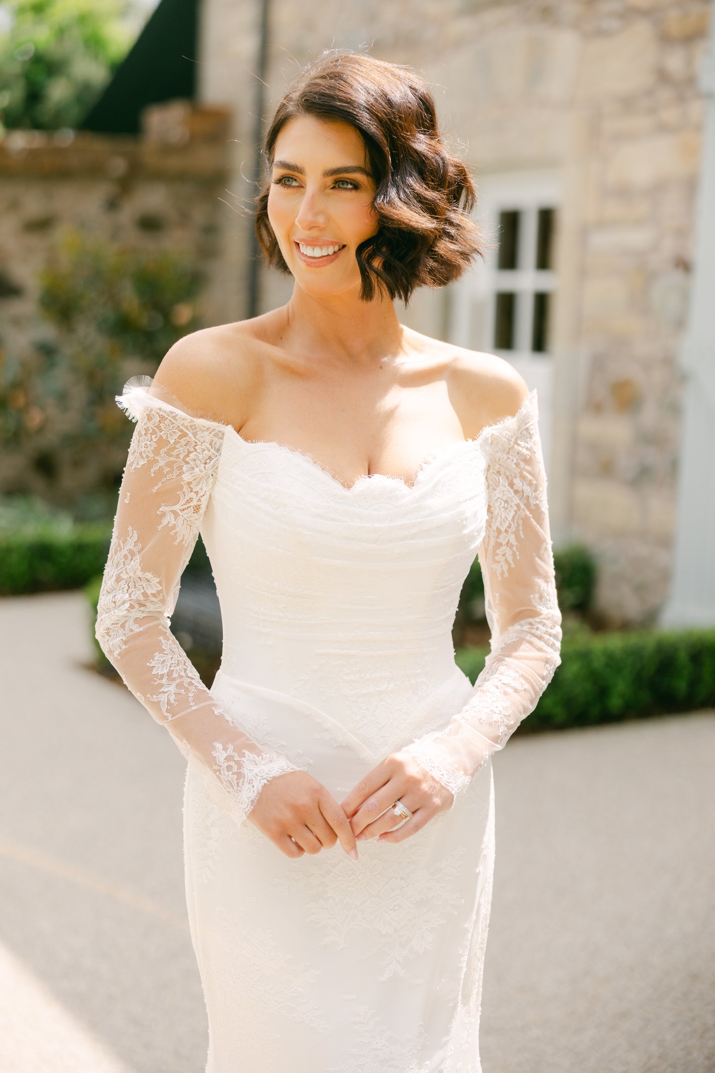 SUZANNE NEVILLE 2025 CAMOMILE WEDDING DRESS