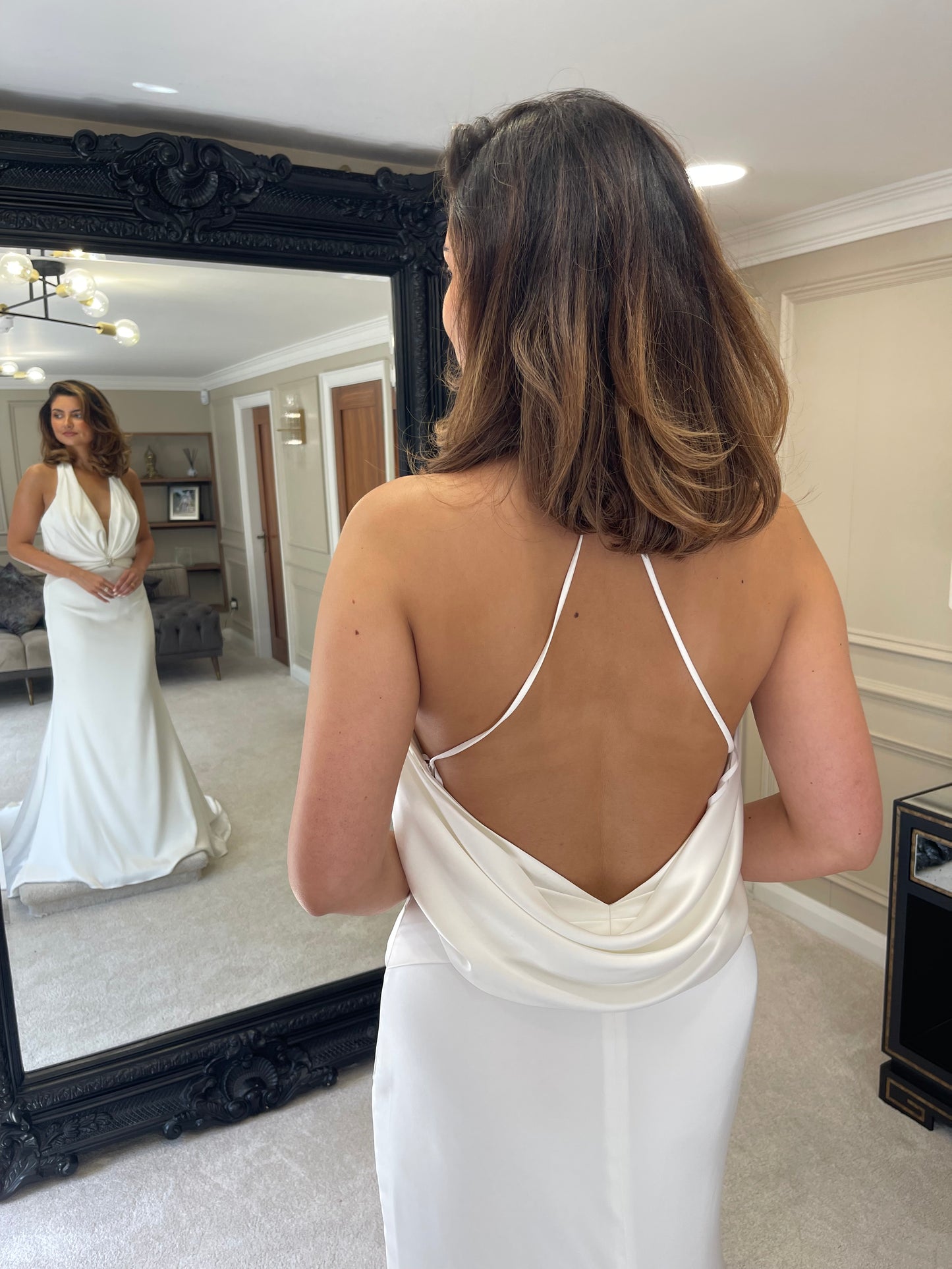 PRONOVIAS GABRIELL HALTER NECK WEDDING DRESS - 2025