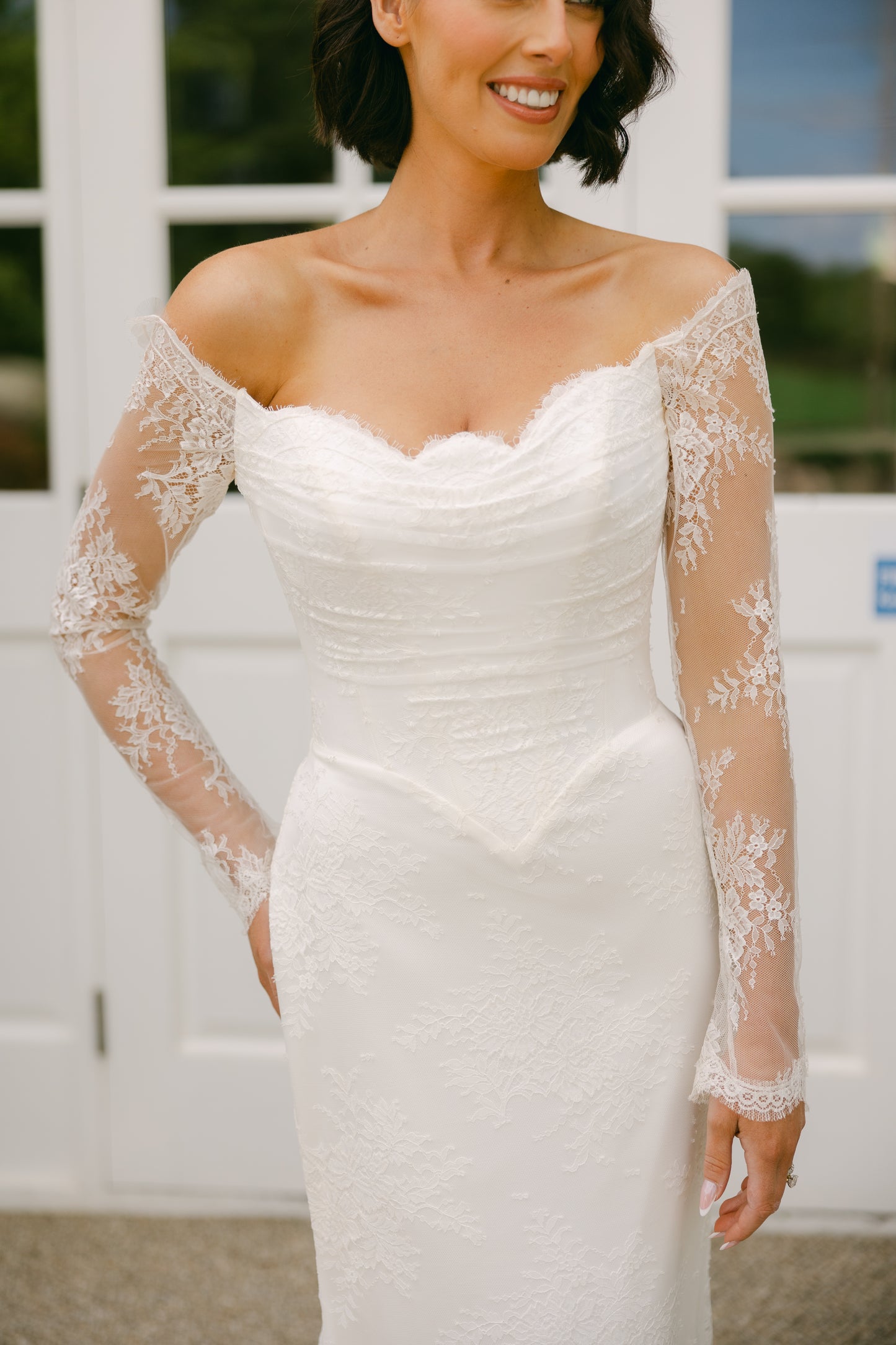 SUZANNE NEVILLE 2025 CAMOMILE WEDDING DRESS