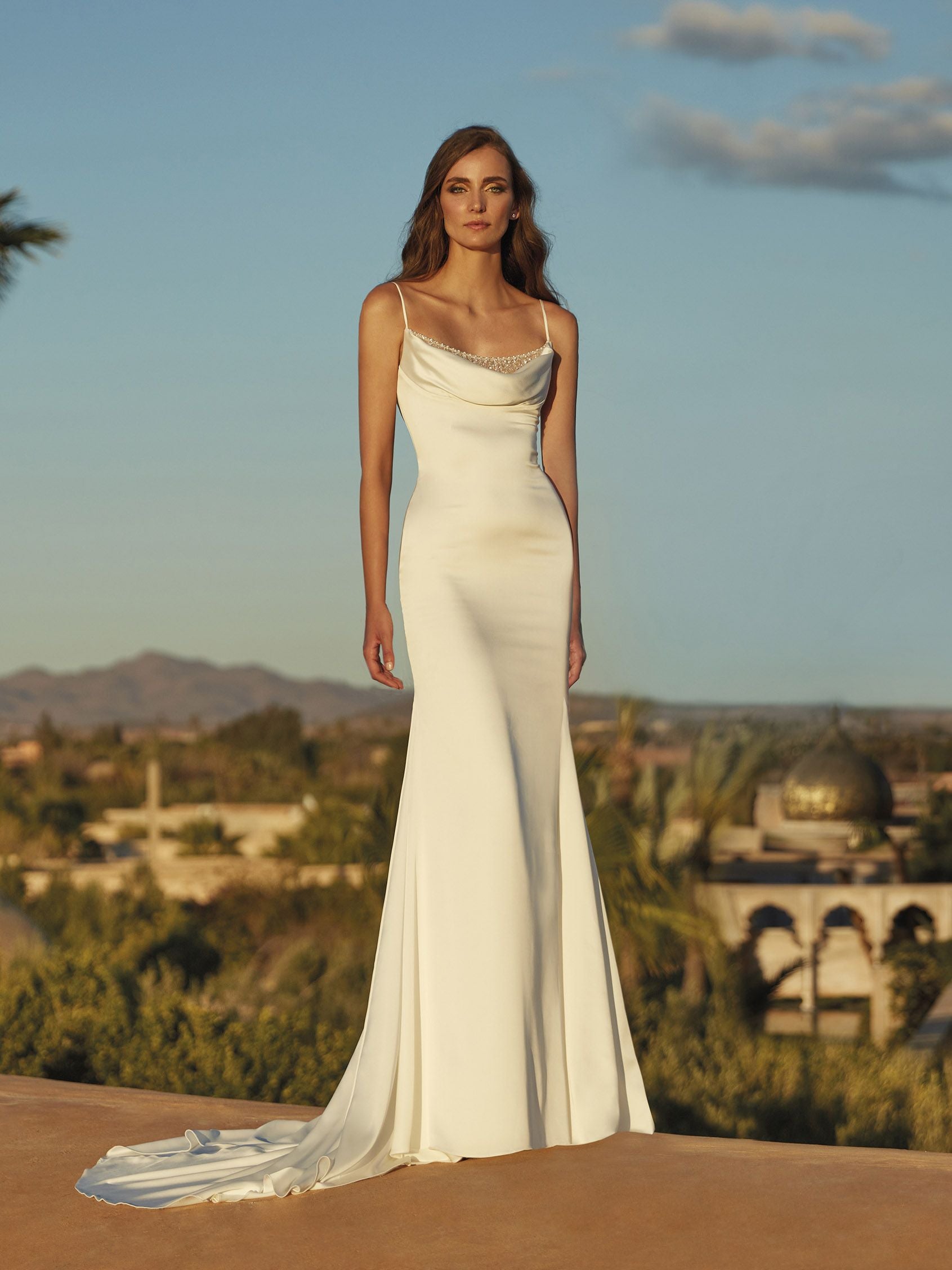 Pronovias satin hotsell