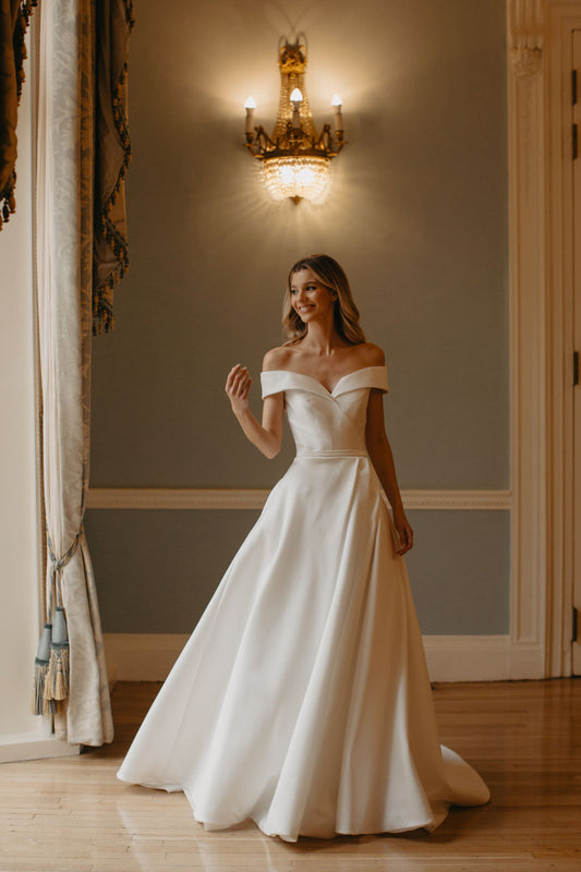 SUZANNE NEVILLE 2024 ALLEGRI WEDDING DRESS