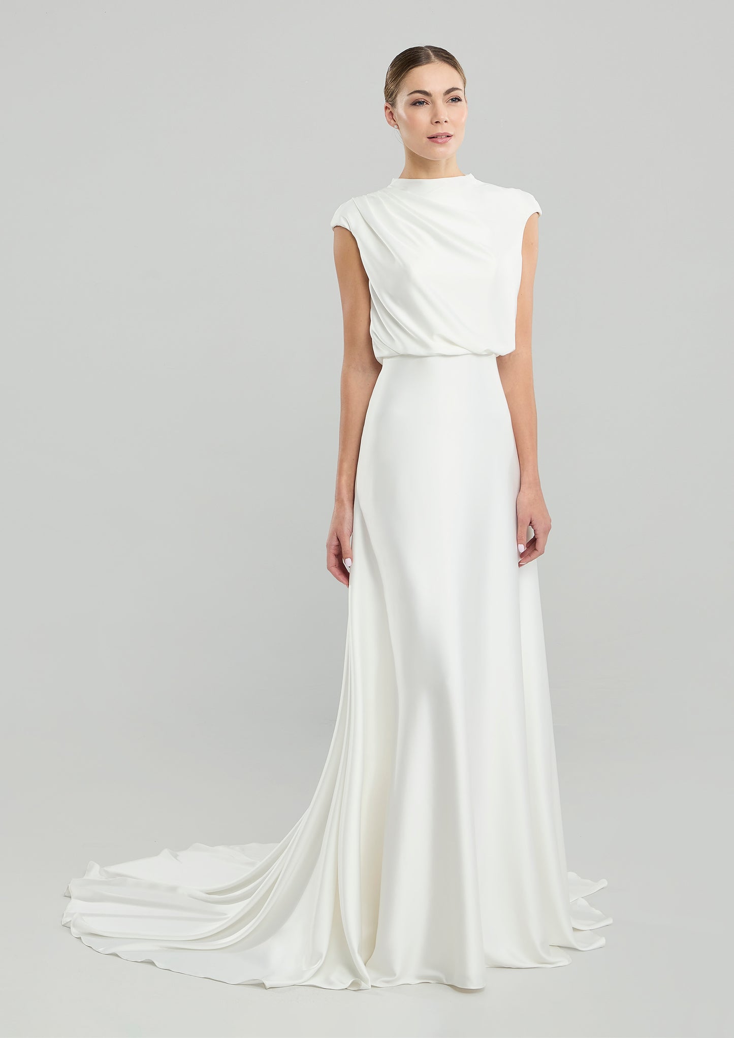 pronovias morissette | satin wedding dress