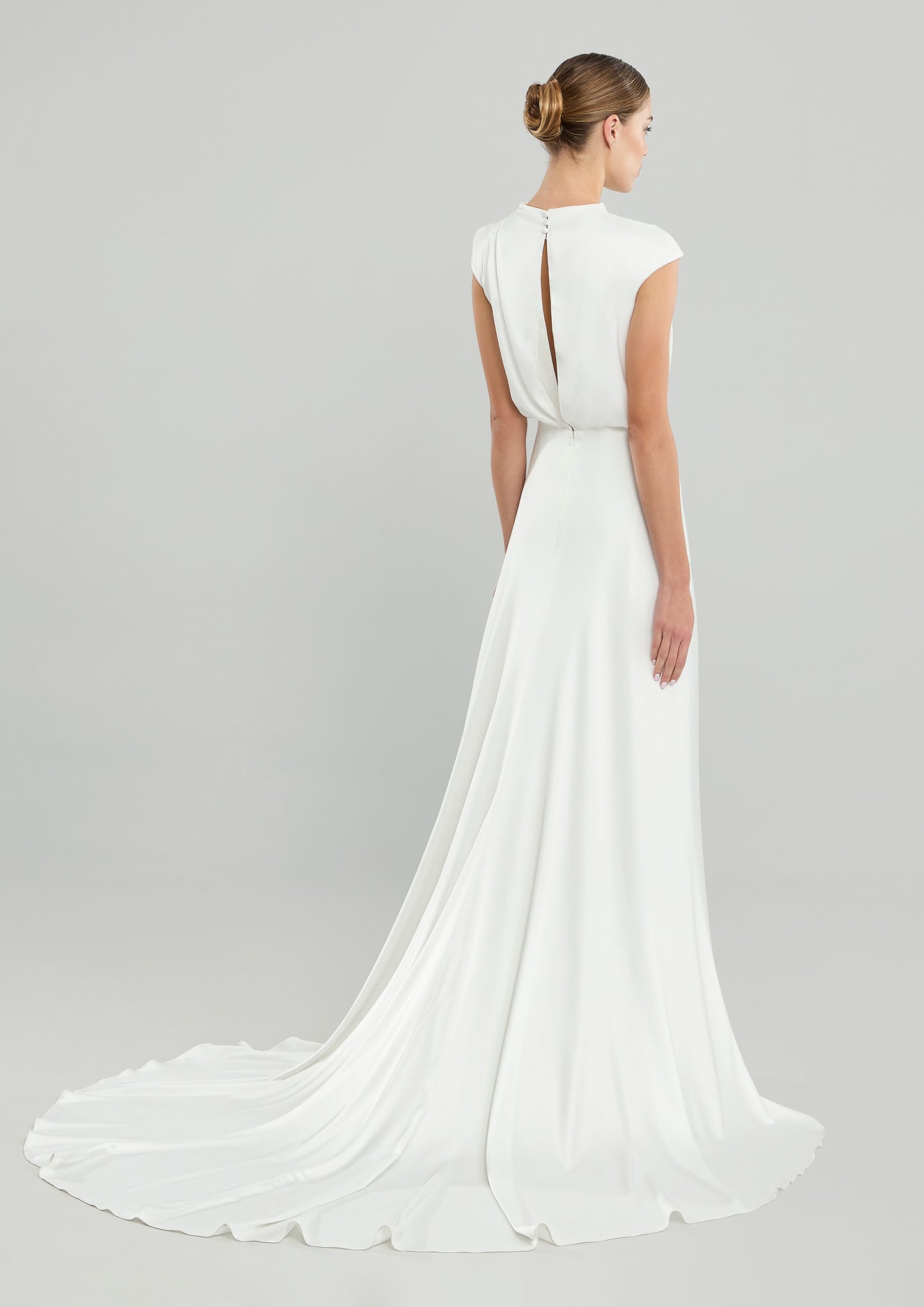 PRONOVIAS MORISSETTE SATIN WEDDING DRESS - 2025