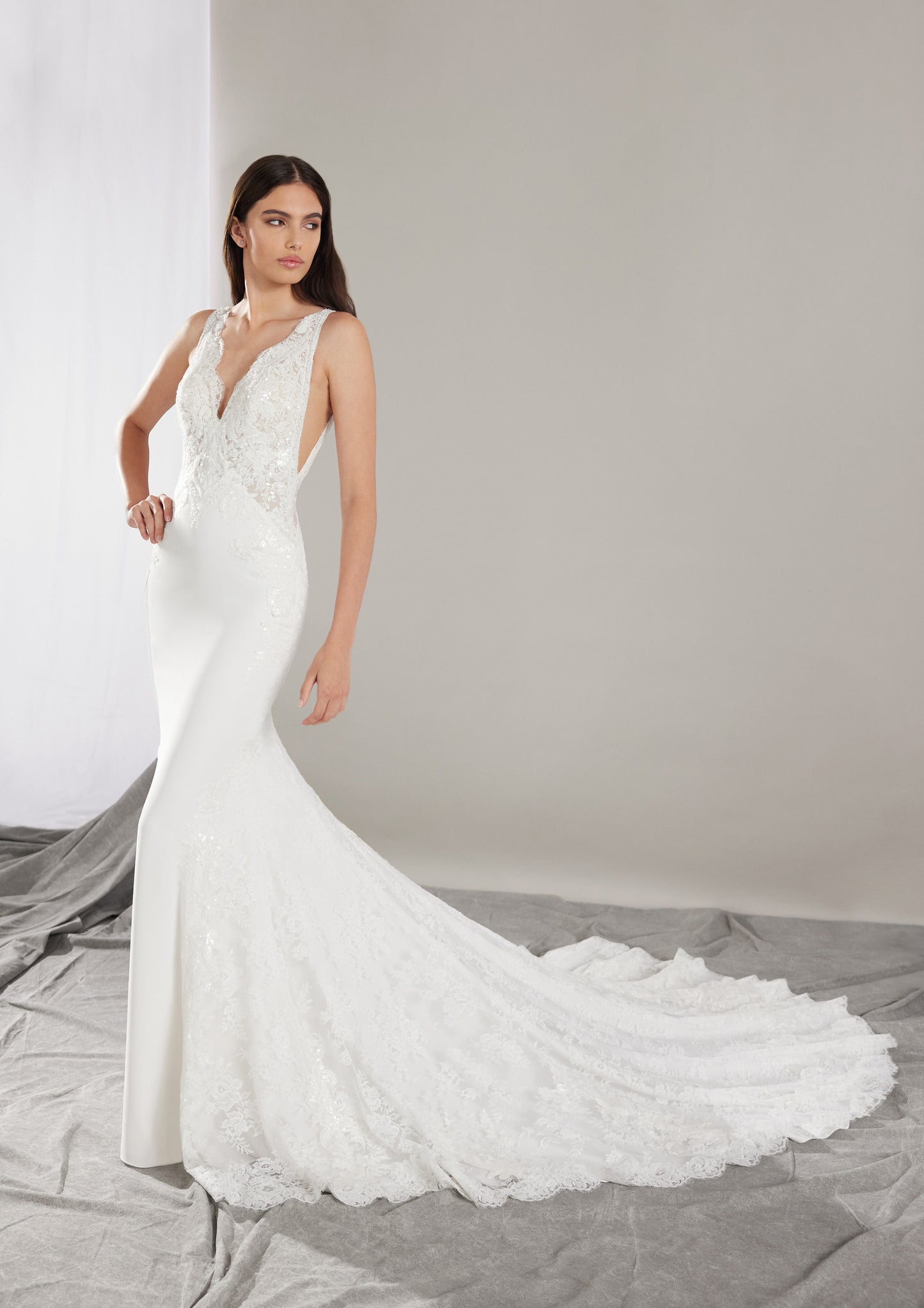 PRONOVIAS TRIE MERMAID SLEEVELESS WEDDING DRESS - 2025