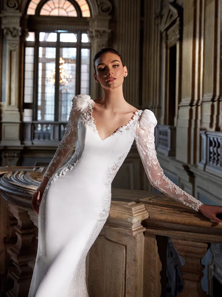 PRONOVIAS 2024 ABSIDIAN WEDDING DRESS