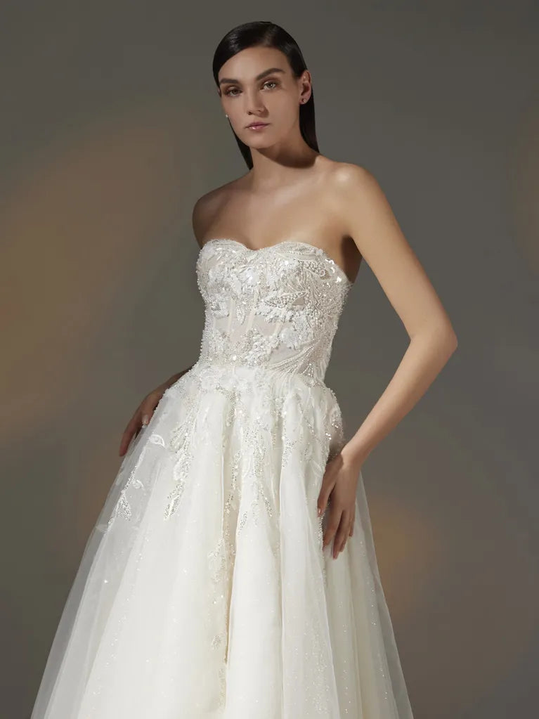 PRONOVIAS PRIVEE 2025 MARVELY WEDDING DRESS