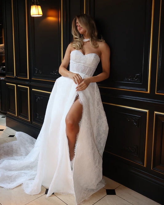 JANE HILL CAMERON LACE WEDDING DRESS