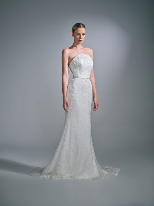 SUZANNE NEVILLE ELOWN WEDDING DRESS
