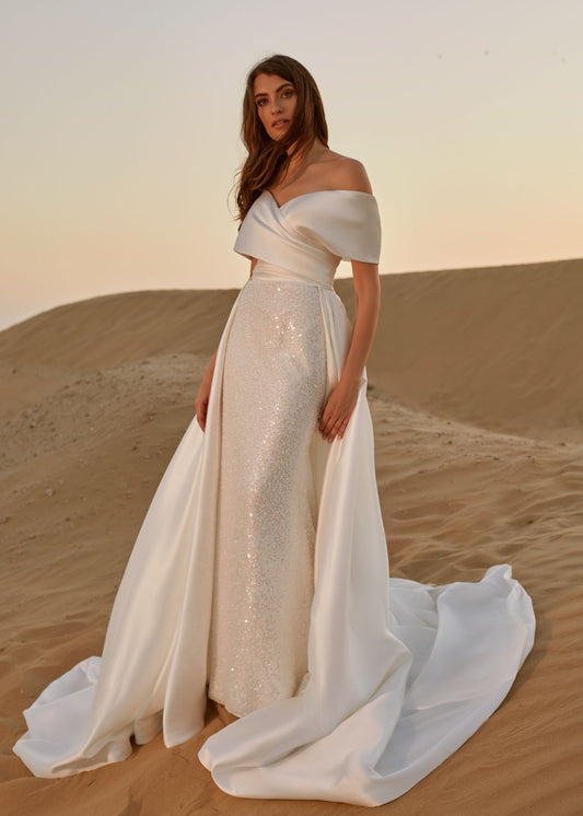 DANDO LONDON 2025 LOTUS WEDDING DRESS