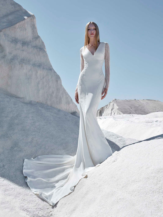 Myrtis Pronovias Atelier Sleeve Dress