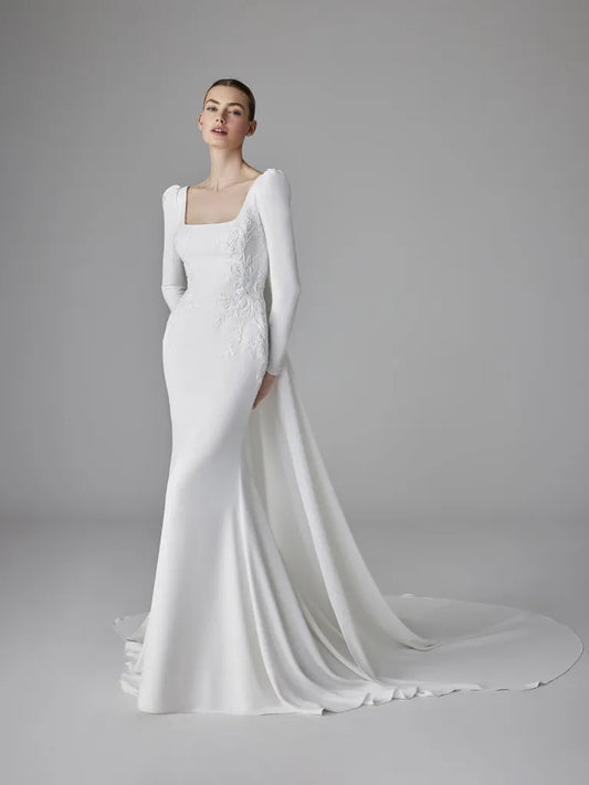 PRONOVIAS 2025 MALLORY WEDDING DRESS