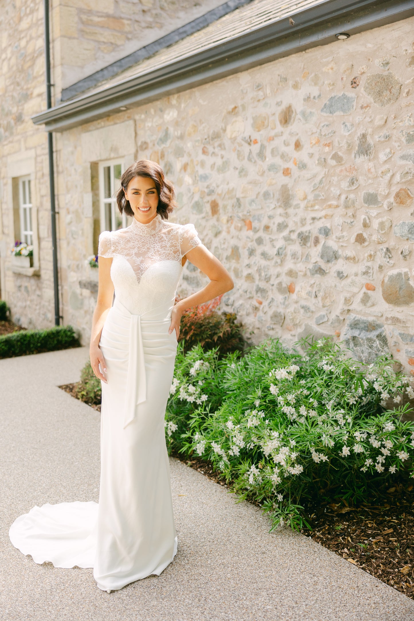SUZANNE NEVILLE 2025 CASCADE WEDDING DRESS
